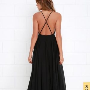 Lulu’s Black Formal Maxi Dress